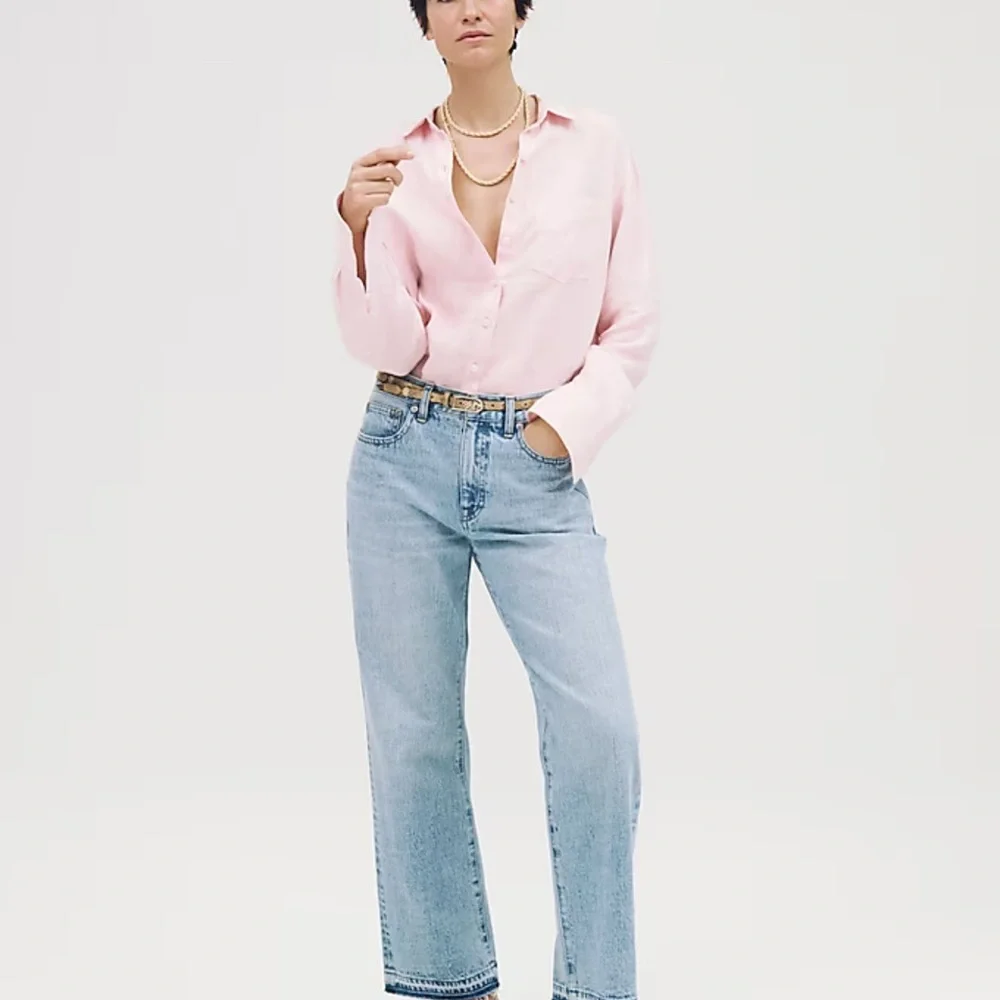 J. Crew Blue Straight Leg Jeans Vintage Style - Picture 3 of 14